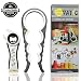 Lovatic Jar Opener Bottle Opener - Premium Kitchen Gadgets - Twist Off Lids Set - Easy Grip Jar and Can Lid Opener For Seniors & Arthritis Suffers - Ebook with 30 Ideal Recipes With Jar.