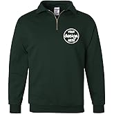 INK STITCH Men Neblend 4528mr Custom Stitching Text Logo Super Sweaats Quarter Zip Sweatshirts