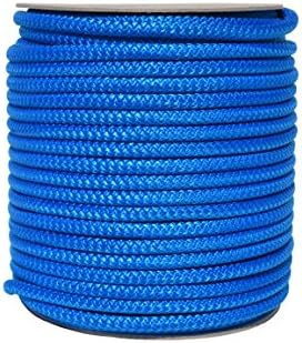Polypropylene Rope 6mm Blue Various Sizes (50m, Blue)