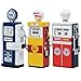 Vintage Gas Pump Series 3 Set of 3 Pumps 1/18 Diecast Models by Greenlight 14030 A B C