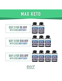 Max Keto Diet Pills - Advanced Weight Loss - BHB Salts Burn Fat, Support Ketosis, Boost Energy and...