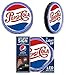 Pepsi-Cola  Bottlecap - Reproduction Vintage Advertising Sign - Battery Powered LED Neon Style Light - 12 Inch Diameter