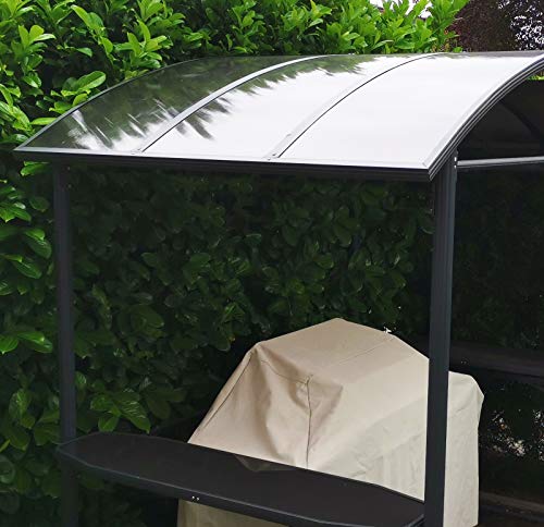 DMS Grillpavillon | Grillzelt | Raucherpavillon | Überdachung | Unterstand mit Abzug aus Aluminium | mit Abstellfläche… – Bild 4