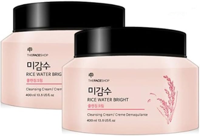 Amazon ザ フェイスショップ米感水ブライトクレンジングクリーム400ml X 2本セット韓国コスメ The Face Shop Rice Water Bright Cleansing Cream 400ml X 2ea Set Korean Cosmetics 並行輸入品 The Face Shop ザフェイスショップ クレンジングクリーム 通販