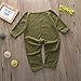 Newborn Infant Baby Girls Clothes Long Sleeve Off Shoulder Romper Jumpsuit (M(6-12months))
