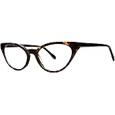 Scojo New York Soho Reading Glasses for Women, Scratch Resistant Lenses, Handmade Cat Eye Readers, Fashionable Colorways