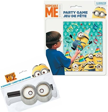 Despicable Me Party Game Bundle - 1 Party Game with Despicable Me Googles