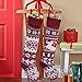 LimBridge Christmas Stockings, 4 Pack 24 inches Extra Long Snowflake Reindeer Knit Knitted Xmas Rustic Personalized Large Stocking Decorations for Family Holiday Season Decor, Cream Burgundy