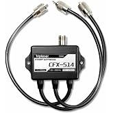 Comet CFX-514 High-Isolation Triplexer/RF Combiner-Splitter, 1.3&ndash;90 MHz &amp; 130&ndash;200 MHz &amp; 380&ndash;500 MHz, 800W / 500W PEP, SO-239 &amp; PL-259 Coax Leads
