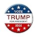 2016 Donald Trump for President campaign rally buttons 2.25