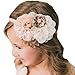 Miugle Baby Girl Flower Headbands Turban Head Wraps Infant Girls Hair Band Headwear, Multicolored, 0-6years