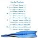 Plantar Fasciitis Insoles by Wellever Arch Support Orthotics Shoes Inserts For Comfort Relief From Flat Feet High Arches, Fascia, Heel Pain, Plantar Series (S 225-235|Women 5.5-6.5)