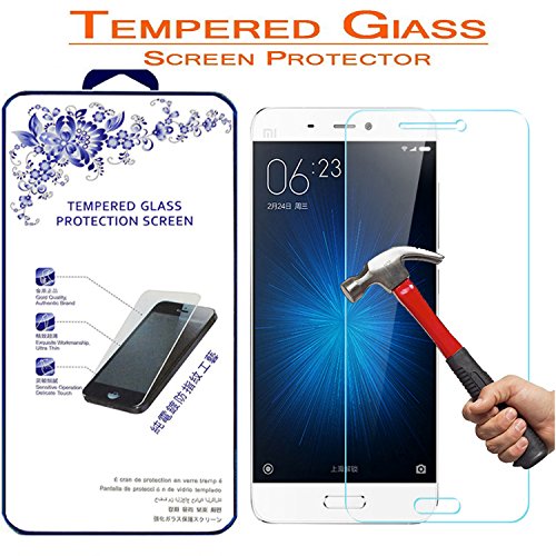 for Xiaomi Mi5 Mi 5 M5 Tempered Glass Screen Protectors, Nacodex 9H Hardness, 2.5D Rounded Edges, 0.3mm Thickness (Xiaomi Mi5 Mi 5 M5)