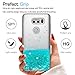 LG V30 Case,LG V30 Plus Case with HD Screen Protector for Girls Women,LeYi Cute Shiny Glitter Bling Moving Quicksand Liquid Clear TPU Protective Phone Case Cover for LG V30 / LG V30 + ZX Turquoise