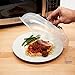TFM Clear Magnetic| Microwave Plate Cover, Hover Magnetic Function, Convenient and Safe with Steam Vent, Prevents Splatter, Food-Grade PP Material| BPA-Free, FDA-Certified|Dishwasher-Safe