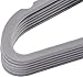 Utopia Home Non Slip Velvet Hangers with Felt - (Grey, Pack of 50)
