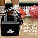 Beckly Super Bowling Tote -Bowling Bag- Fits Your Bowling Ball and Bowling Shoes- Single Bowling Ball Tote- Front Zippered Pocket and inside Shoe Sleeves-Carry and Shoulder Straps-For your Home Bowling Alley or At the Professional Arena- Perfect Bowling equipment- Great Holiday gift For bowling pro or rookie- Made from the Highest Quality Material and Superior craftsmanship- Superior quality bowling ball sports bag- Backed by the Famous Beckly money Back Guarantee!, Black