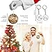 Wedding Gift Set - Elegant Our First Christmas Ornament 2019 with Mr and Mrs Metal Keychains - Includes designer keepsake box and gift tag - Perfect wedding gifts for the Bride & Groom or Newlyweds