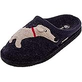 Haflinger Women's Doggy Applique Slipper