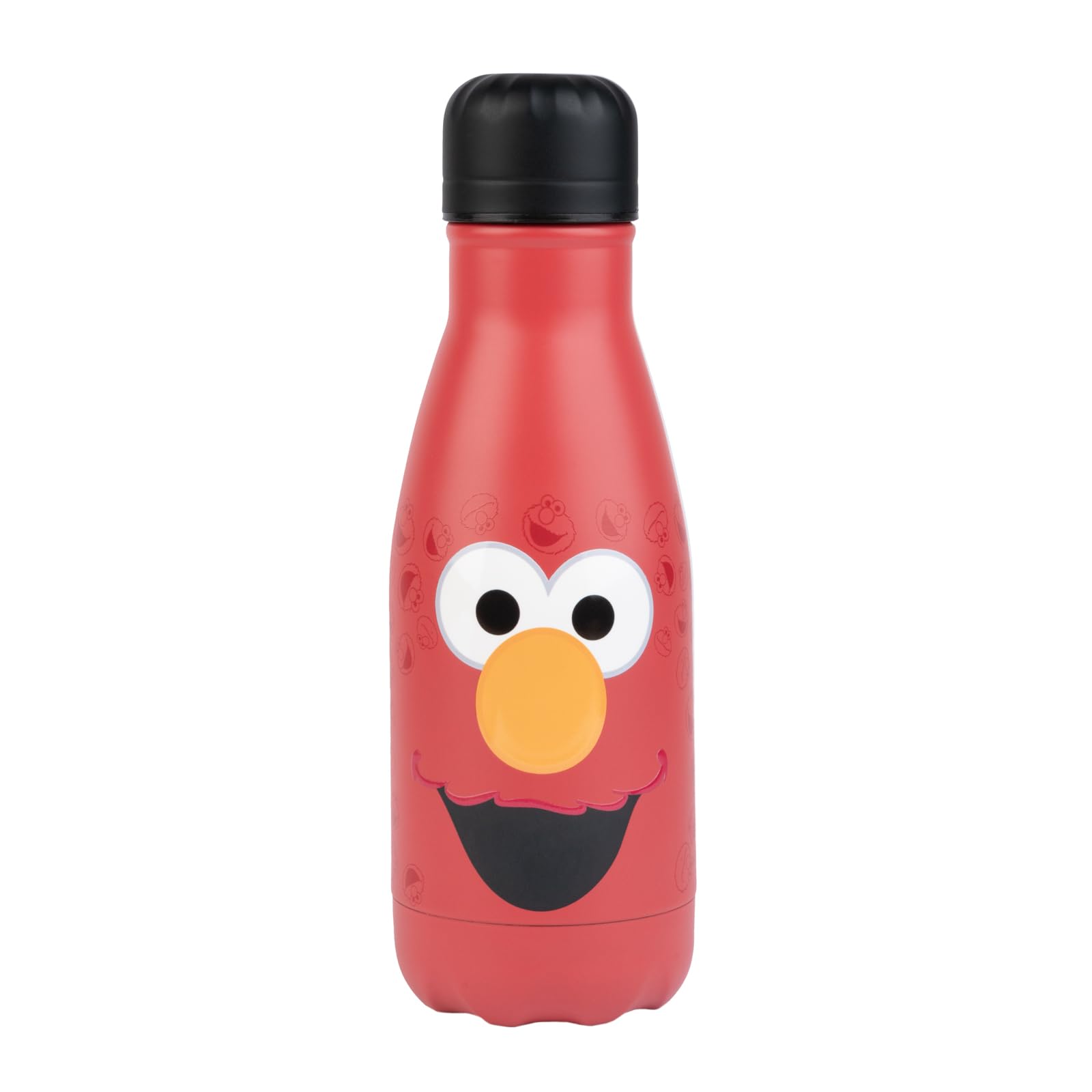Grupo Erik Metal Water Bottle 260ml / 9oz - Sesame Street | Hot and Cold Water Bottle Stainless Steel, Cute Travel Bottles Gym | Cute Gifts Under 15 Pounds