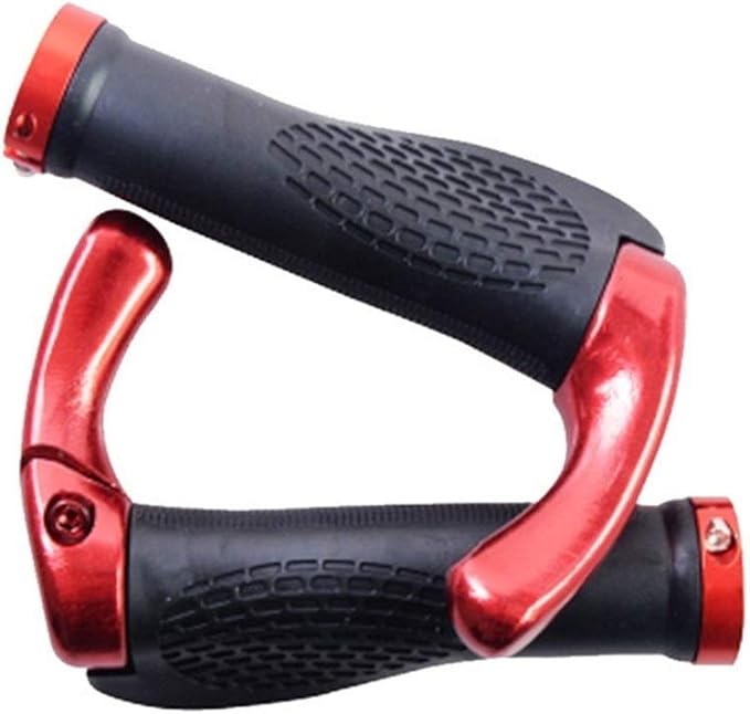 QSCTYG Fahrrad Griffe 1 Paar Fahrradgriffe mit Verschluss-Gummi und ...