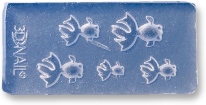 Amazon Co Jp シリコンモールド 極小サイズ 金魚 5サイズ レジン 型 ソフトモールド ハンドメイド パーツ おもちゃ