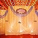 Outop Window Curtain Lights 304LED 9.8FT 8 Modes Fairy Lights for Party Wedding Garden Home