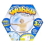 The Amazing WUBBLE Bubble Ball - Looks like a bubble, plays like a ball! Blue