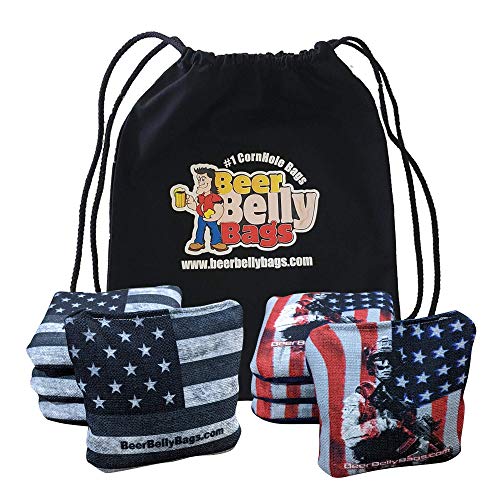Beer Belly Bags Cornhole Competitive Series 8 Bags Resin Filled