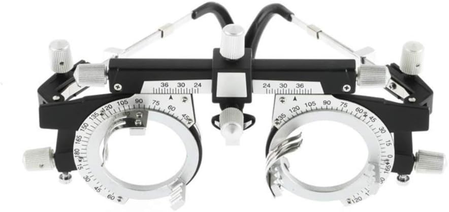HYCy Adjustable Ultra Optical Trial Lens Frame Eye Test Glasses Optometry 48-80mm