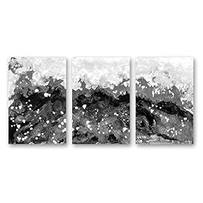 wall26 3 Panel Canvas Wall Art Abstract Painting...