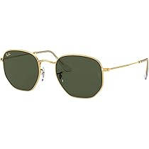 Óculos de Sol Ray-Ban Hexagonal 0RB3548 919631 Tam 54 / Ouro