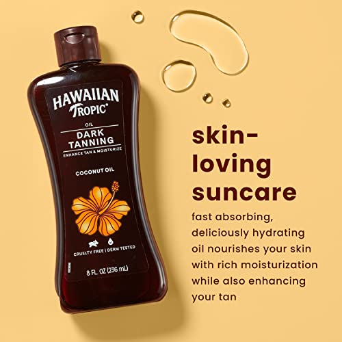 Hawaiian Tropic Dark Tanning Oil Original 8 oz Pricepulse