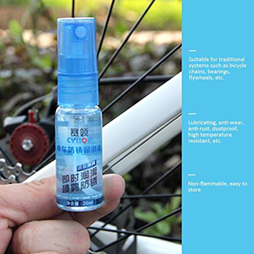 blue--net Bicycle Chain Oil Lubricant, Bicycle Chain Lube Lubricant Spray for Lubricating & Protecting Moving Parts, Weather & Water Resistant, Antirust(20ml) - Thumbnail 2