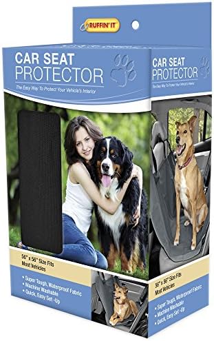 RUFFIN' IT Car Seat Protector for Pets, Black