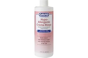 Davis Manufacturing Hypoallergenic Pet Crème Rinse, 12 oz, White (HCR12)