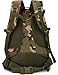 Aidonger Outdoor Military Tactical Hiking Backpack 3 Day Assault Pack Molle Camping Rucksack (Black)