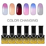Y&S Gel Nail Polish,Temperature Color Changing Soak-off UV LED Lacquer Varnish Nail Kits-#006