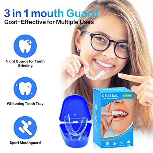 Mouth Guard for Kids, Kids Mouth Guard for Teeth Grinding at Night Effective Night Guard for