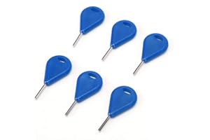 VBEST LIFE Life Pack of 6 Surfboard Fin Key, Metal Hex Key Surf Fin Key Spare Replacement Surfing Boar Accessory
