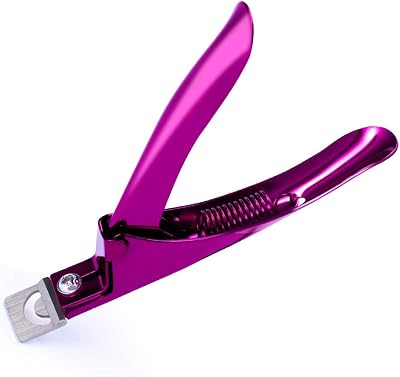 MelodySusie Nail Clippers Tip Cutters Plum Stainless Steel Rustproof