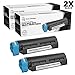 LD Compatible Toner Cartridge Replacements for Okidata 45807105 High Yield (Black, 2-Pack)