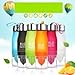 Scrub Non-slip Manual Juice Water Bottle,YJM 650ML Lemon Cup Bottle H2O Drink More Water Drinking Bike Bottle
