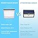 Solar Lights Outdoor Motion Sensor Super Bright White Lighting with Wireless Radar Activated Aluminum Alloy 24 LED Waterproof Wall Light for Garden Patio Landscape Fence Yard Path Garage (2-Pack)