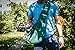 Puppy Eyes Soft Pet Carrier Sling Comfortable and Adjustable Dog Sling Ideal for Small & Medium Dogs up to 16 Pounds - Lightweight & Easy-Care Dog Carrier with Safety Mesh and Safety Leash(Green)