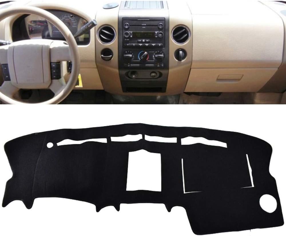 KSUVR Car instrument panel shading mats sunscreen thermal shading mats car decoration accessories,For Ford F150 F-150 2004 2005 2006 2007 2008