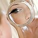10X Magnifying Mirror – Use for Makeup Application - Tweezing – and Blackhead/Blemish Removal – Three Suction Cups for Easy Mounting, 6 Inch