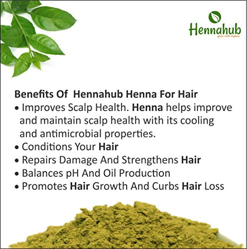 HENNAHUB Natural Henna Leaves Powder/Mehandi (500gm) for Hair and Hand (Rajasthani henna) 6 HENNAHUB Natural Henna Leaves Powder/Mehandi (500gm) for Hair and Hand (Rajasthani henna) - Image 6