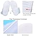 ArunnersTM 100% Waterproof Bike Shoes Covers Reusable Rain Snow Overshoes Travel Women Men(M,White)