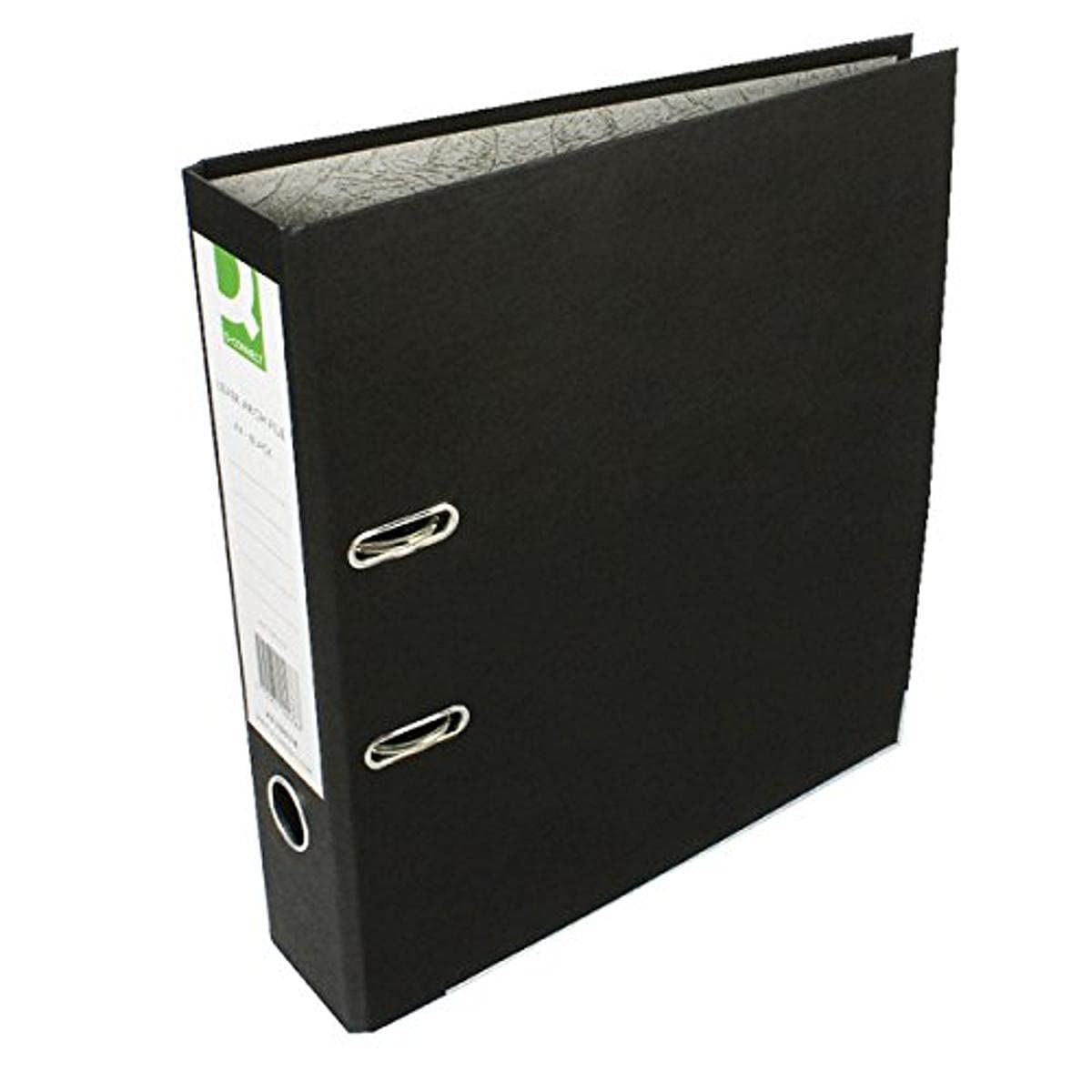 Q-Connect Lever Arch File Paperbacked A4 Black (10 Pack) KF20038